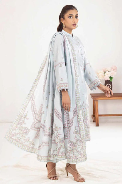 GUL AHMED | 3PC UNSTITCHED PRINTED LAWN SUIT