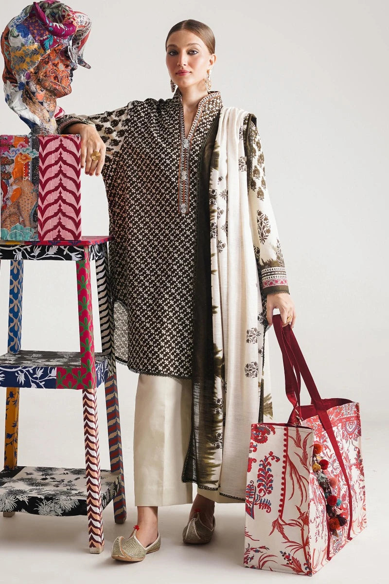 SANA SAFINAZ | UNSTITCHED MAHAY WINTER – 2 PIECE SUIT