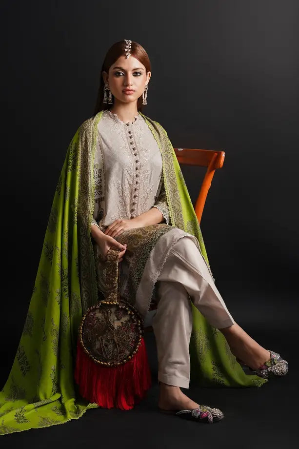 Sana Safinaz | Mahay Winter Unstitched 3Pc | 27B