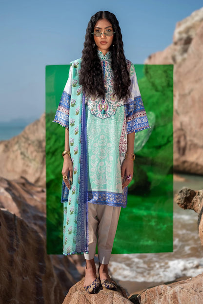 SANA SAFINAZ | UNSTITCHED MAHAY 2 PIECE LAWN SUIT