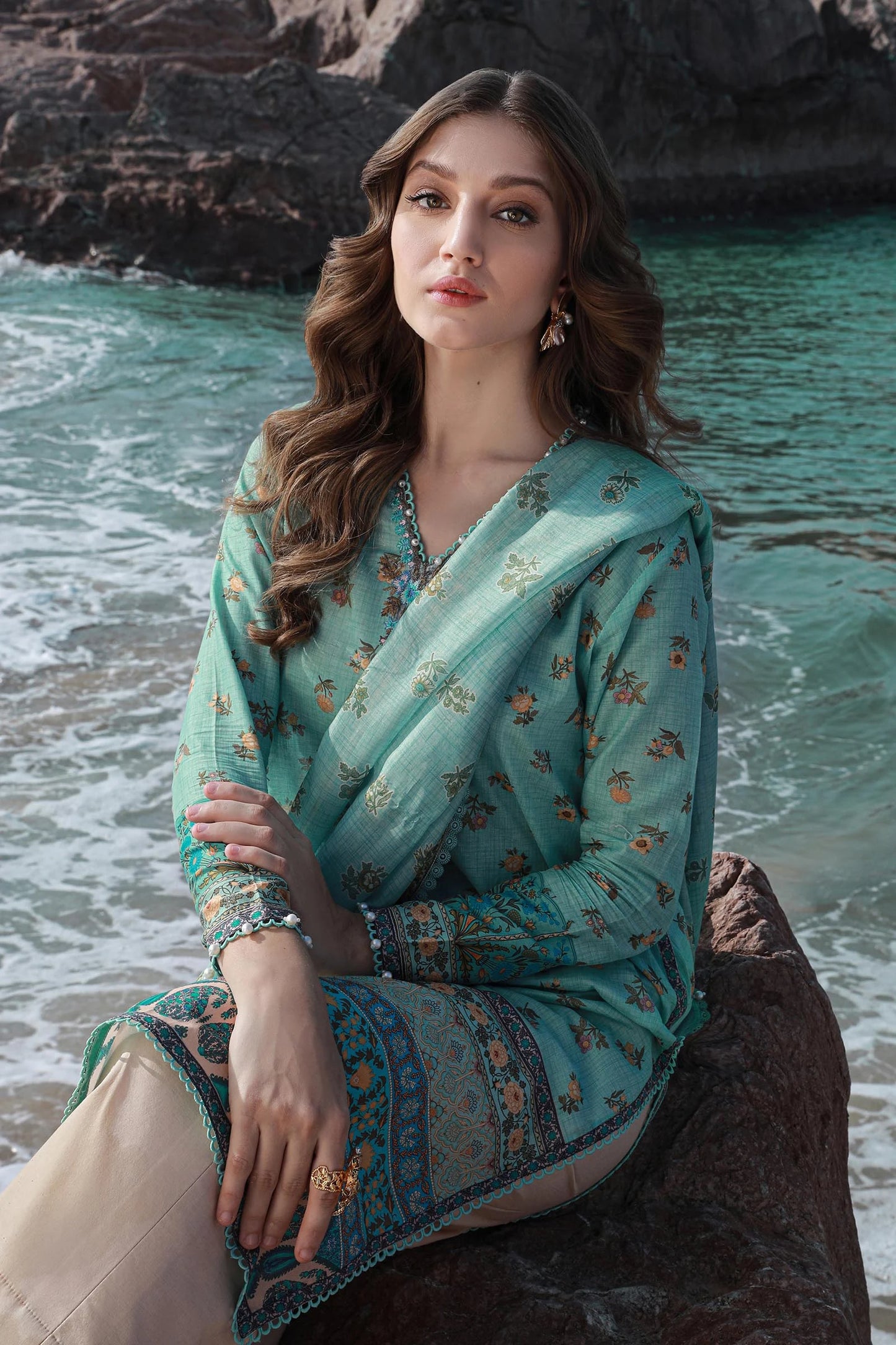 SANA SAFINAZ | MAHAY | UNSTITCHED 2 PIECE LAWN SUIT