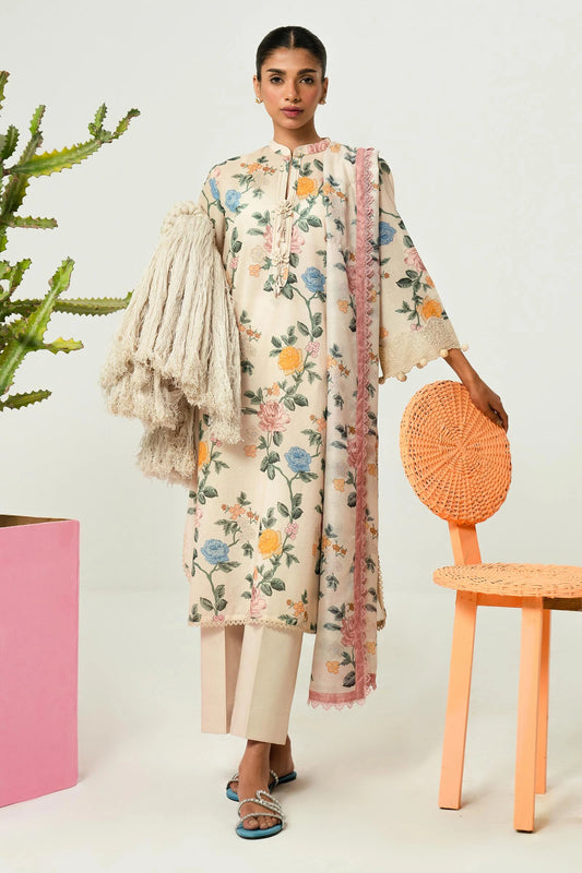 SANA SAFINAZ | UNSTITCHED MAHAY 3 PIECE LAWN SUIT