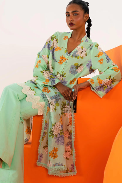 SANA SAFINAZ | UNSTITCHED MAHAY 3 PIECE LAWN SUIT