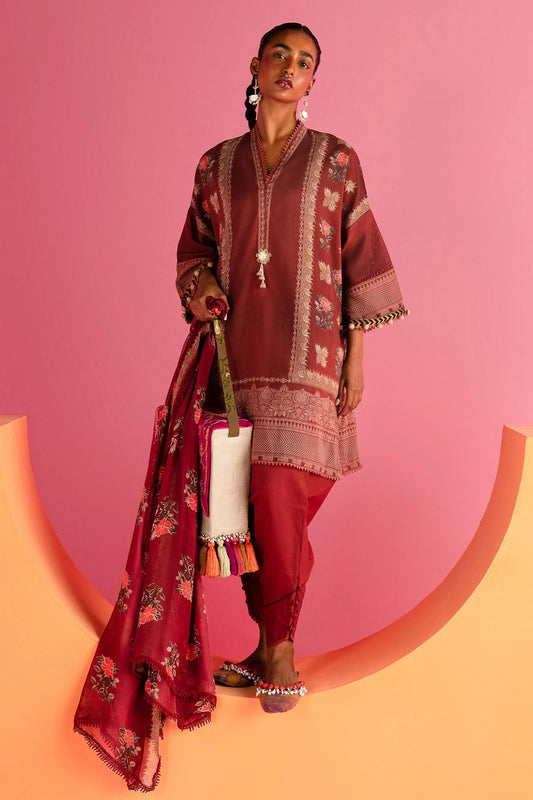 SANA SAFINAZ | UNSTITCHED MAHAY 3 PIECE LAWN SUIT