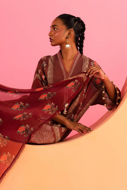 SANA SAFINAZ | UNSTITCHED MAHAY 3 PIECE LAWN SUIT