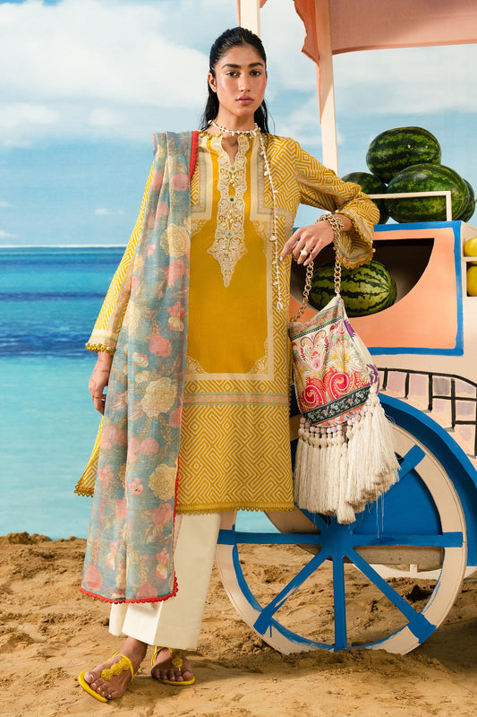 SANA SAFINAZ | UNSTITCHED MAHAY 3 PIECE LAWN SUIT