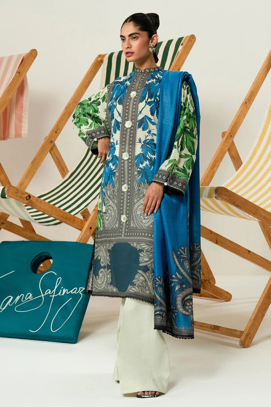 SANA SAFINAZ | UNSTITCHED MAHAY 2 PIECE LAWN SUIT
