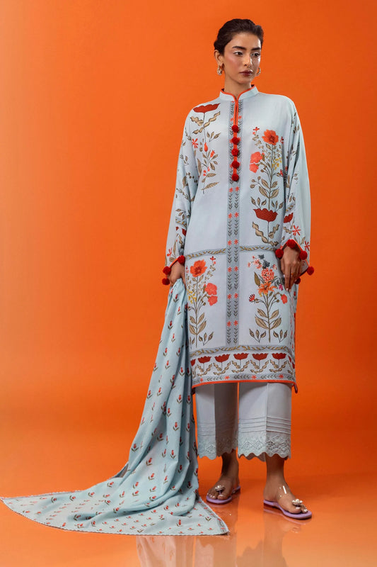 SANA SAFINAZ | UNSTITCHED MAHAY WINTER – 3 PIECE SUIT