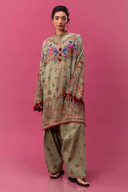 SANA SAFINAZ | UNSTITCHED MAHAY WINTER - 2 PIECE SUIT | 11B