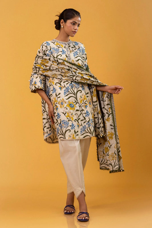 SANA SAFINAZ | UNSTITCHED MAHAY WINTER – 2 PIECE SUIT