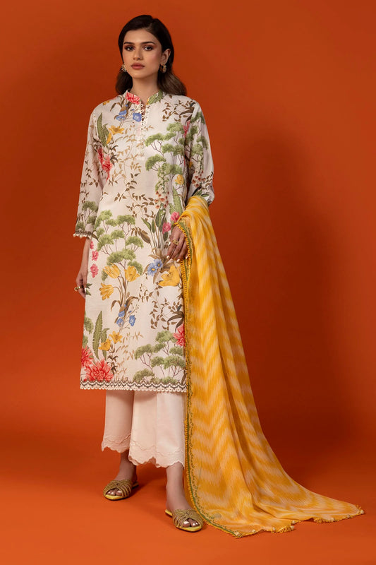 SANA SAFINAZ | UNSTITCHED MAHAY SUMMER – 3 PIECE LAWN SUIT
