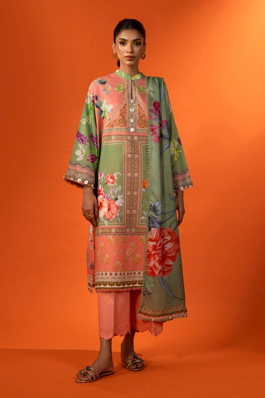 SANA SAFINAZ | UNSTITCHED MAHAY SUMMER – 3 PIECE LAWN SUIT
