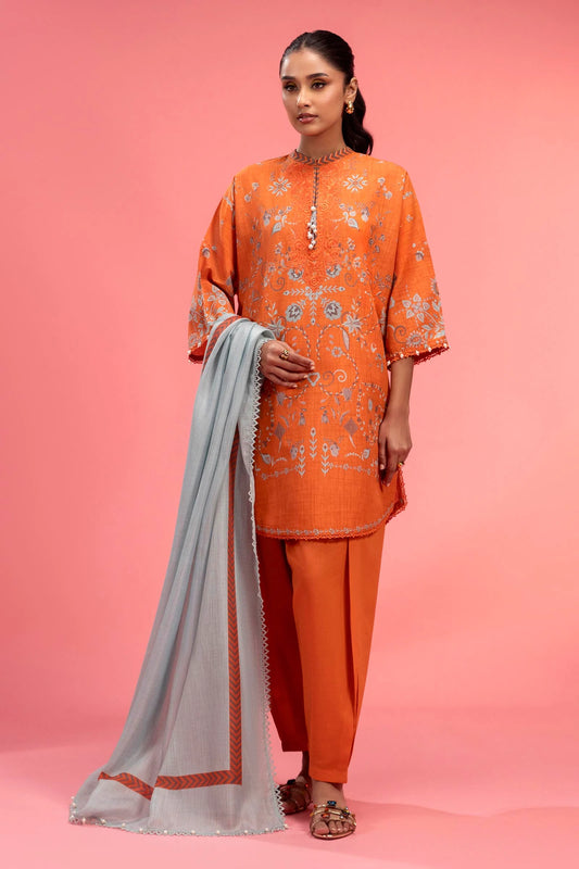 SANA SAFINAZ | UNSTITCHED MAHAY SUMMER – 3 PIECE LAWN SUIT