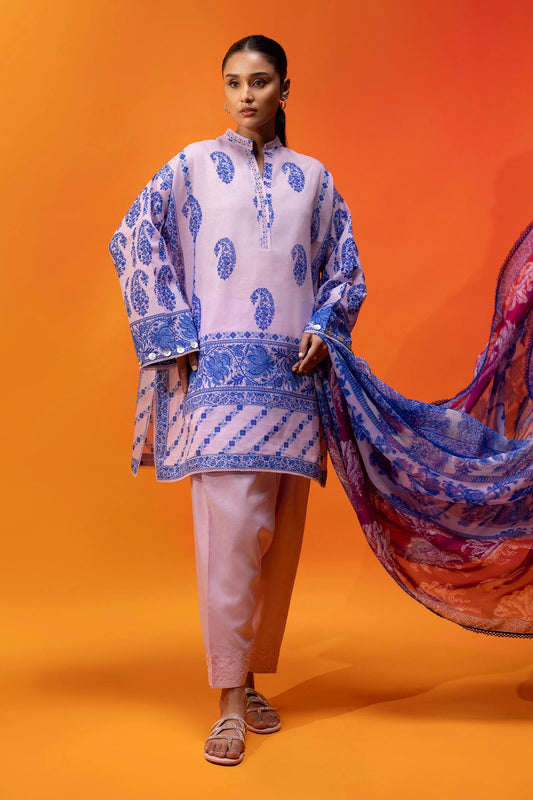 SANA SAFINAZ | UNSTITCHED MAHAY SUMMER – 3 PIECE LAWN SUIT