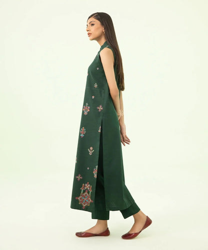 SAPPHIRE | UNSTITCHED 2 PIECE EMBROIDERED LIGHT KHADDAR SUIT
