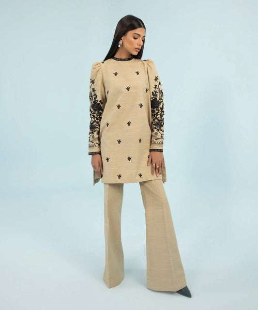 SAPPHIRE | UNSTITCHED 2 PIECE EMBROIDERED KHADDAR SUIT