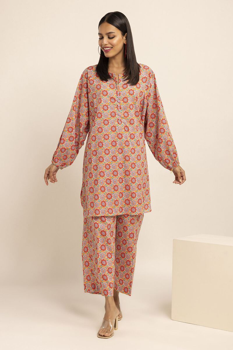 KHAADI | UNSTITCHED 2 PIECE PRINTED CAMBRIC SUIT
