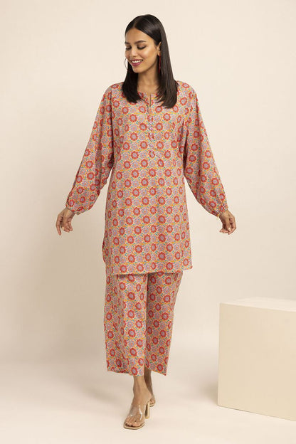 KHAADI | UNSTITCHED 2 PIECE PRINTED CAMBRIC SUIT