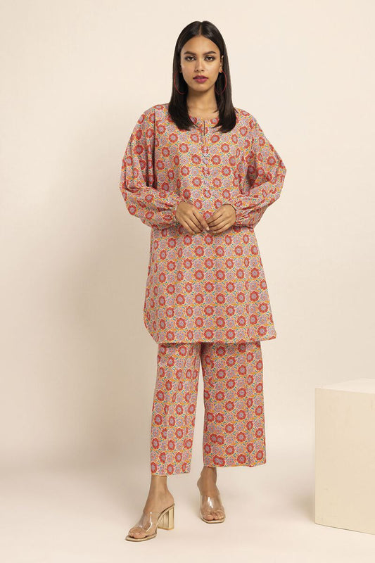 KHAADI | UNSTITCHED 2 PIECE PRINTED CAMBRIC SUIT