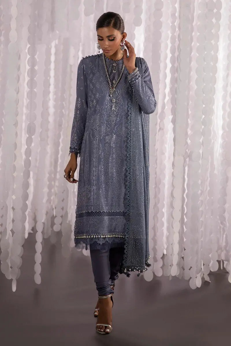 Sana Safinaz | Unstitched 3Pc - Kurnool Badla Collection | 4B
