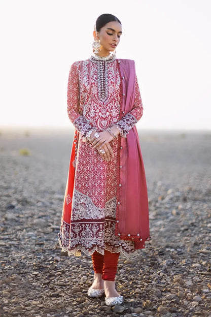 Sana Safinaz | Unstitched 3Pc Embroidered Luxury Lawn | 9A