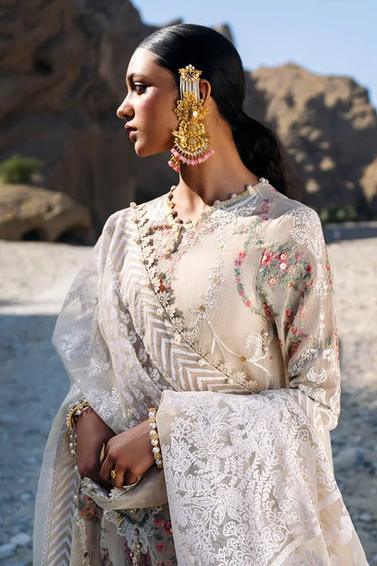 Sana Safinaz | Unstitched 3Pc Embroidered Luxury Lawn | 11A