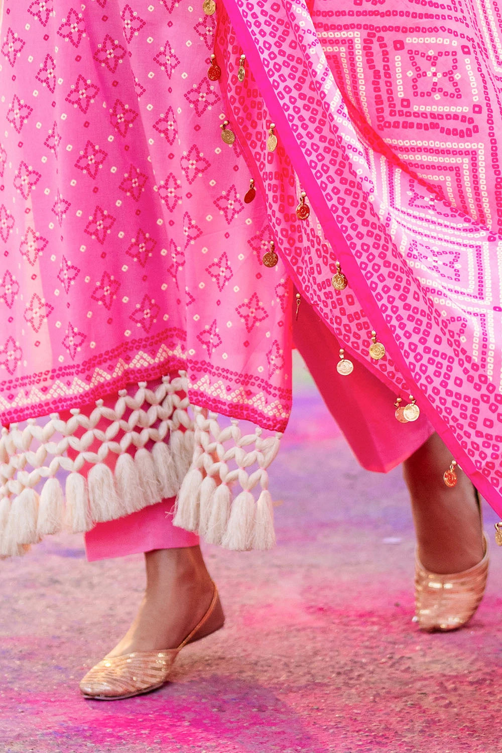 GUL AHMED | 3PC UNSTITCHED LACQUER PRINTED LAWN SUIT