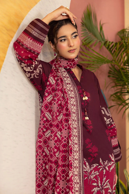 GUL AHMED | 3PC UNSTITCHED PRINTED LAWN SUIT