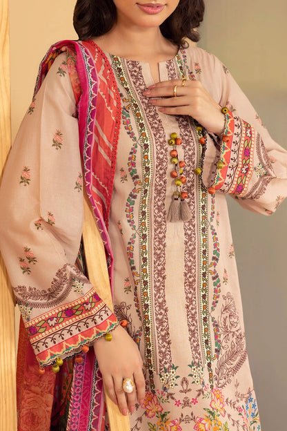GUL AHMED | 3PC UNSTITCHED PRINTED LAWN SUIT