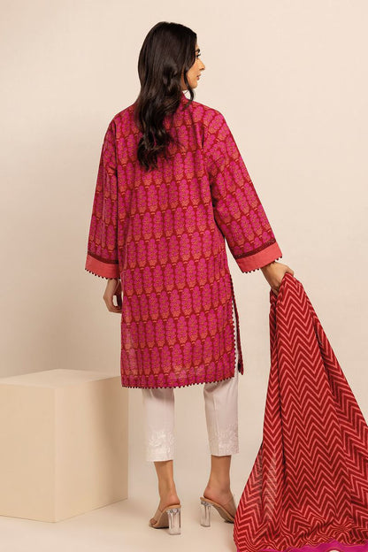 KHAADI | UNSTITCHED 2 PIECE PRINTED KHADDAR SUIT