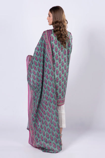 Khaadi | 2 Piece Unstitched Lawn - Top & Dupatta | LLA230515-Blue