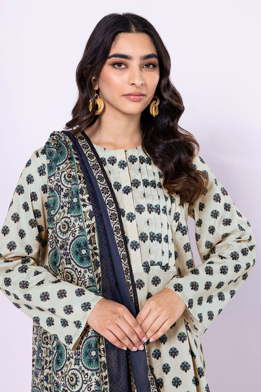 Khaadi | 2 Piece Unstitched Lawn - Top & Dupatta | LLA230520-Blue