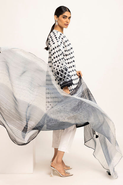 KHAADI | UNSTITCHED 2 PIECE DIGITAL PRINTED LAWN SUIT