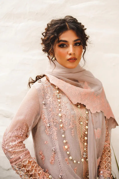 Sana Safinaz | Muzlin Spring Vol-1 | Unstitched 3Pc Embroidered Lawn | 1A
