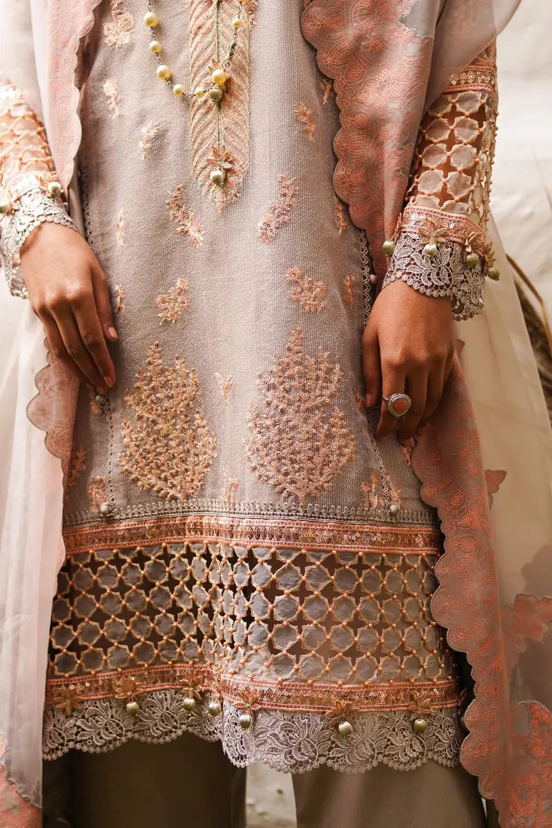 Sana Safinaz | Muzlin Spring Vol-1 | Unstitched 3Pc Embroidered Lawn | 1A