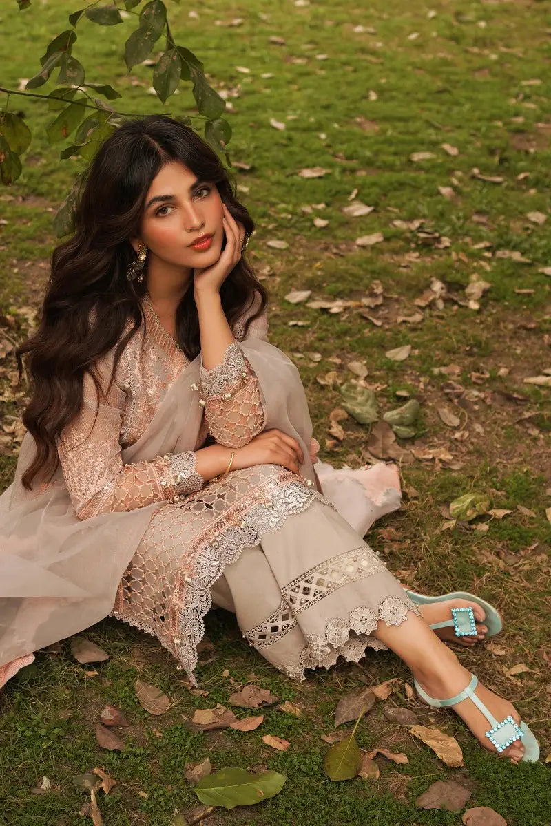 Sana Safinaz | Muzlin Spring Vol-1 | Unstitched 3Pc Embroidered Lawn | 1A