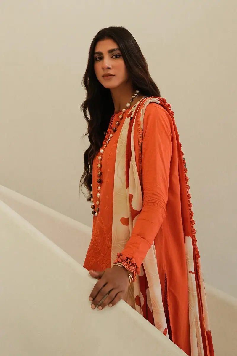 Sana Safinaz | Muzlin Spring Vol-1 | Unstitched 3Pc Embroidered Lawn | 14A
