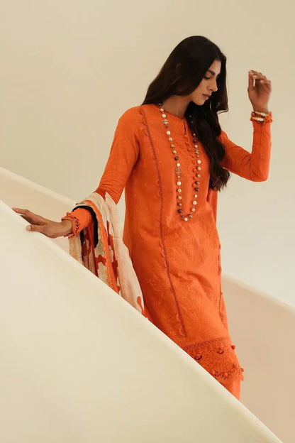 Sana Safinaz | Muzlin Spring Vol-1 | Unstitched 3Pc Embroidered Lawn | 14A