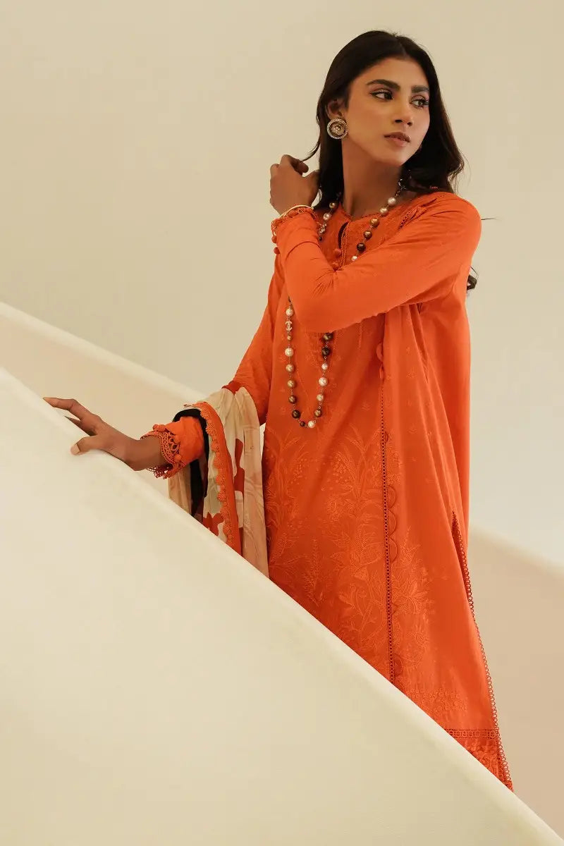 Sana Safinaz | Muzlin Spring Vol-1 | Unstitched 3Pc Embroidered Lawn | 14A