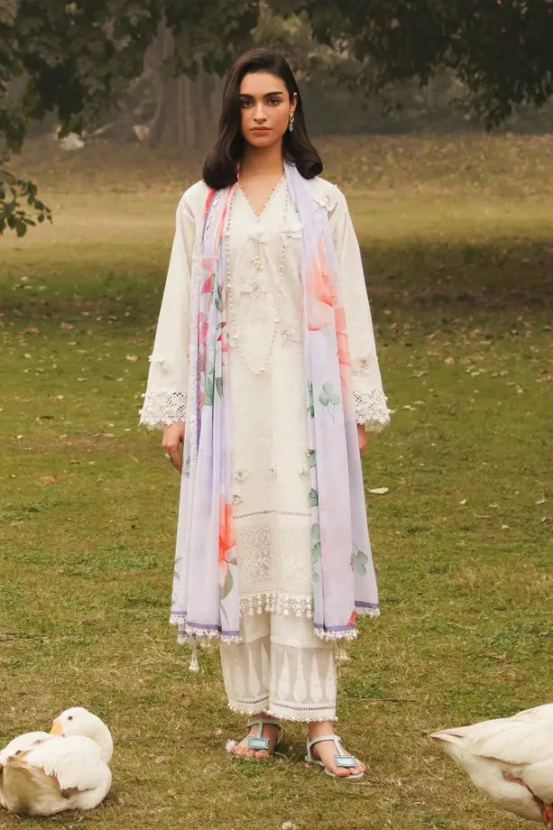 Sana Safinaz | Muzlin Spring Vol-1 | Unstitched 3Pc Embroidered Lawn | 17A