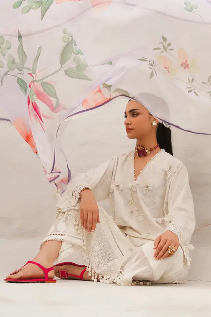 Sana Safinaz | Muzlin Spring Vol-1 | Unstitched 3Pc Embroidered Lawn | 17A