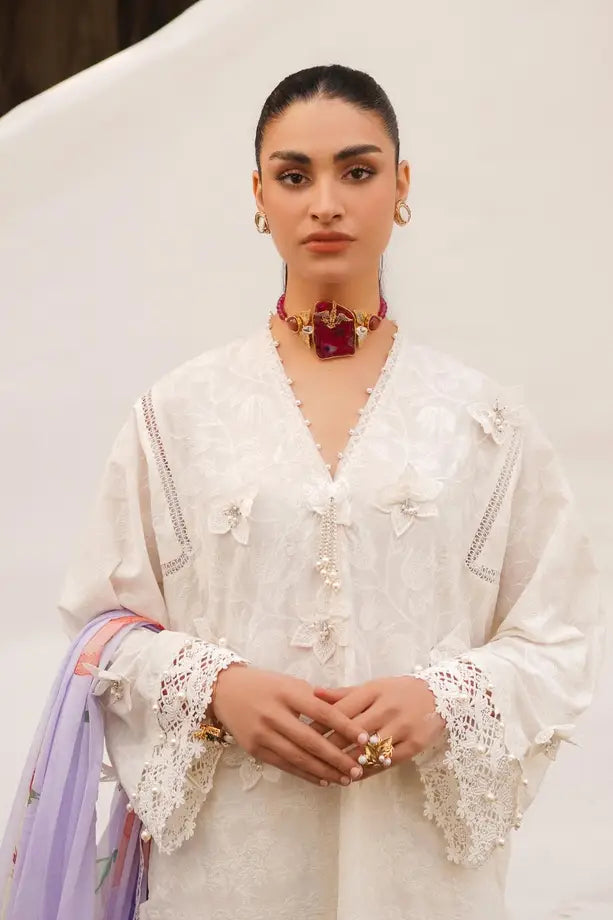 Sana Safinaz | Muzlin Spring Vol-1 | Unstitched 3Pc Embroidered Lawn | 17A