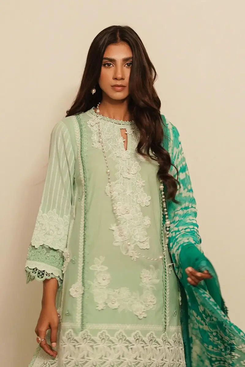 Sana Safinaz | Muzlin Spring Vol-1 | Unstitched 3Pc Embroidered Lawn | 20A
