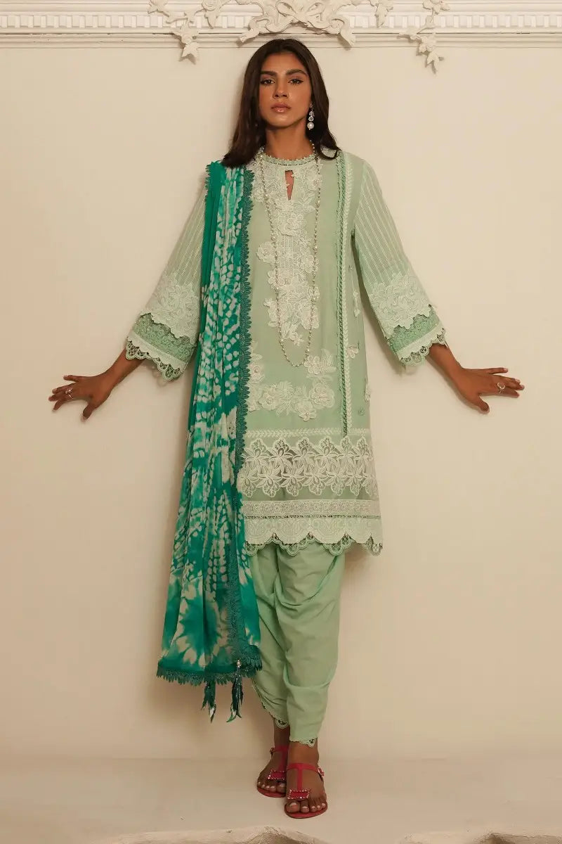 Sana Safinaz | Muzlin Spring Vol-1 | Unstitched 3Pc Embroidered Lawn | 20A