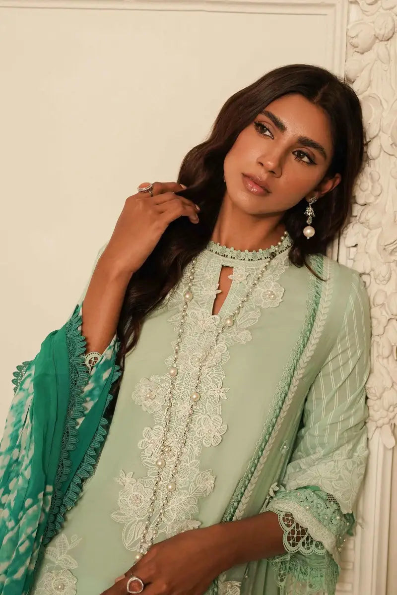 Sana Safinaz | Muzlin Spring Vol-1 | Unstitched 3Pc Embroidered Lawn | 20A