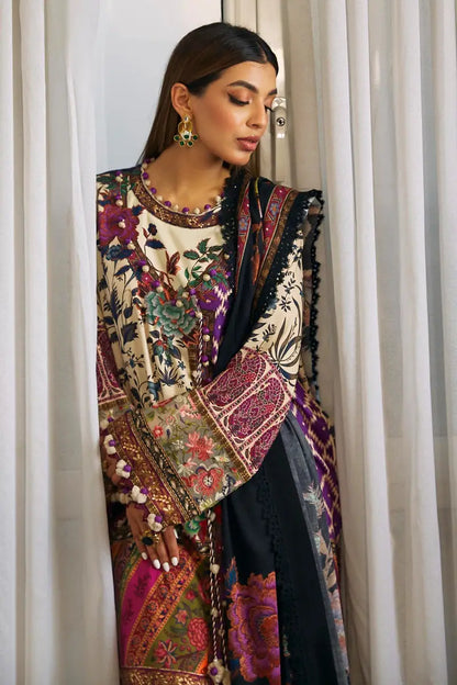 Sana Safinaz | Muzlin Winter Unstitched 3pc | 1A