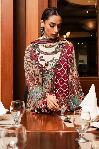 Sana Safinaz | Muzlin Winter Unstitched 3pc | 1B