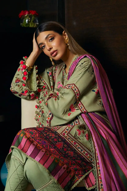 Sana Safinaz | Muzlin Winter Unstitched 3pc | 3B