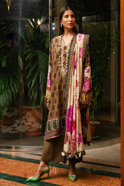 Sana Safinaz | Muzlin Winter Unstitched 3pc | 4B