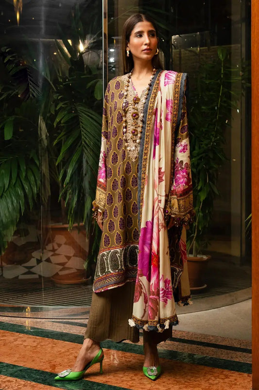 Sana Safinaz | Muzlin Winter Unstitched 3pc | 4B